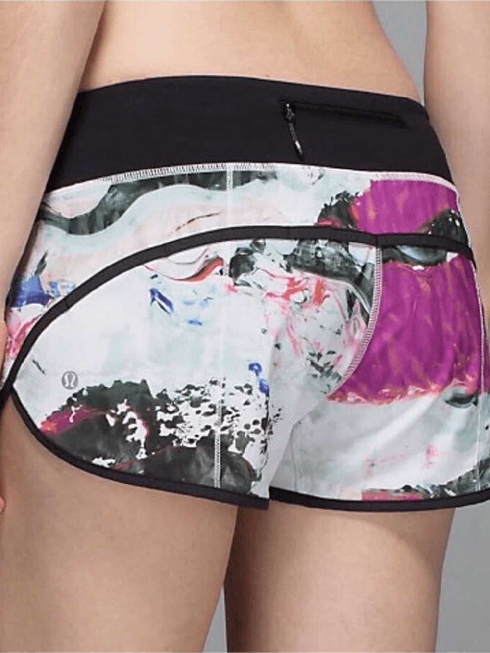 lululemon athletica Women's Multicolor Run Speed Shorts Size 4